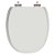 Assento Sanitario Poliester Soft Close Ascot Sterling Silver (Cinza Claro) para vaso Ideal Standard - Imagem 1