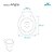 Assento Sanitario Poliester Soft Close Angra Neve (Branco) para vaso Ideal Standard - Imagem 3