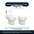 Assento Sanitario com Amortecedor Omega Branco para Vaso Deca - Imagem 4