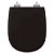 Assento Sanitario Poliester com Amortecedor Paris Preto para Vaso Ideal Standard - Imagem 1
