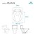 Assento Sanitario Poliester com Amortecedor Absolute Bone (Bege Claro) para Vaso Ideal Standard - Imagem 3