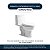 Assento Sanitario com Amortecedor Century Creme para Vaso Deca - Imagem 4