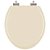 Assento Sanitario com Amortecedor Convencional Oval Creme (bege claro) para vaso Deca - Imagem 1