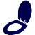 Assento Sanitario Poliester Absolute Azul Cobalto para vaso Ideal Standard - Imagem 2