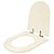Assento Sanitario Poliester com Amortecedor Ezedra Bone (Bege Claro) para Vaso Ideal Standard - Imagem 2