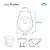 Assento Sanitario Poliester com Amortecedor Avalon Visone (Salmao) para Vaso Ideal Standard - Imagem 3