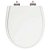 Assento Sanitario Poliester com Amortecedor Polo Branco para Vaso Hervy - Imagem 1