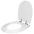 Assento Sanitario Poliester com Amortecedor Polo Branco para Vaso Hervy - Imagem 2
