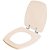 Assento Sanitario Poliester com Amortecedor Thema Pessego (Rosa Shell) para Vaso Incepa - Imagem 2