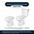Assento Sanitario com Amortecedor Aspen Creme para Vaso Deca - Imagem 4