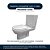 Assento Sanitario Poliester com Amortecedor Mondiale Branco para Vaso Celite - Imagem 4