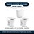 Assento Sanitario Poliester com Amortecedor Parati Branco para Vaso Logasa - Imagem 4