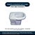 Assento Sanitario Poliester com Amortecedor Paris Cinza Quartzo para Vaso Ideal Standard - Imagem 4