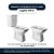 Assento Sanitario Poliester com Amortecedor Laguna Branco para Vaso Hervy - Imagem 4