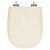 Assento Sanitario Poliester com Amortecedor Paris Bone (Bege Claro) para Vaso Ideal Standard - Imagem 1