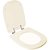 Assento Sanitario Poliester com Amortecedor Paris Bone (Bege Claro) para Vaso Ideal Standard - Imagem 2