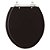 Tampa de Vaso Convencional / Oval Preto Para Bacia de todos os fabricantes de louças - Imagem 1
