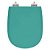 Assento Sanitario Poliester Com Amortecedor Paris Aquamarine Para Vaso Ideal Standard - Imagem 1