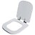 Assento Sanitario Poliester Com Amortecedor Polo Branco Para Vaso Deca - Imagem 2