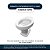 Assento Sanitário Poliester Soft Close Classica Branco para vaso Celite - Imagem 4