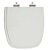 Assento Sanitário Poliester Soft Close City Cinza Prata para vaso Celite - Imagem 1