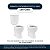 Assento Sanitário Poliester Soft Close Lirio Cinza Prata para vaso Celite - Imagem 4