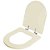 Assento Sanitário Poliester Soft Close Smart Pergamon (Bege Claro) para vaso Celite - Imagem 2