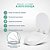 Assento Sanitário Poliester Soft Close Carrara Amendoa para vaso Deca - Imagem 5