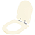 Assento Sanitário Poliester Duomo Plus Creme (bege claro) para vaso Deca - Imagem 2
