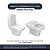 Assento Sanitário Poliester Duomo Plus Creme (bege claro) para vaso Deca - Imagem 4