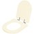 Assento Sanitário Poliester Soft Close Omega Creme (Bege Claro) para vaso Deca - Imagem 2