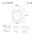 Assento Sanitário Poliester Soft Close Oxford Creme (Bege Claro) para vaso Deca - Imagem 3