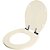 Assento Sanitário Poliester Soft Close Ravena Amendoa para vaso Deca - Imagem 2