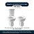 Assento Sanitário Poliester Soft Close Ritz Creme (Bege Claro) para vaso Deca - Imagem 4
