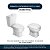 Assento Sanitário Poliester Soft Close Studio Creme (Bege Claro) para bacia Deca - Imagem 4
