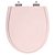 Assento Sanitário Poliester Soft Close Polo Rose para vaso Hervy - Imagem 1