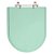 Assento Sanitario Poliester Valentina Verde Agua (Verde Claro) para vaso Hervy - Imagem 1