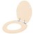 Assento Sanitario Poliester Convencional Oval Pêssego Rosa Shell para vaso Incepa - Imagem 2