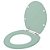 Assento Sanitário Poliester Flamingo Verde Claro para vaso Incepa - Imagem 2