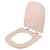 Assento Sanitário Soft Close Ibiza Coral (Rosa) para vaso Incepa - Imagem 2