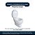 Assento Sanitário Soft Close Massima Cinza Platina P/ Louça Incepa - Imagem 4