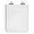 Assento Sanitário Poliester Soft Close Square Branco para vaso Incepa - Imagem 1