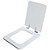 Assento Sanitário Poliester Soft Close Square Branco para vaso Incepa - Imagem 2