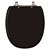 Assento Sanitário Poliester Ascot Preto para vaso Ideal Standard - Imagem 1