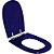 Assento Sanitário Poliester Paris Azul Cobalto para vaso Ideal Standard - Imagem 2