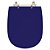Assento Sanitário Poliester Paris Azul Cobalto para vaso Ideal Standard - Imagem 1