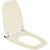 Assento Sanitário Poliester Scala Bone (Bege Claro) para vaso Ideal Standard - Imagem 2