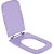 Assento Sanitário Poliester Tivoli Bermuda (Lilás) para vaso Ideal Standard - Imagem 2