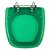 Assento Sanitário Poliester Fit Verde Transparente para vaso Celite - Imagem 1