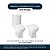 Assento Sanitário Poliester Soft Close Eros Cinza Platina (Cinza Claro) para vaso Incepa - Imagem 4